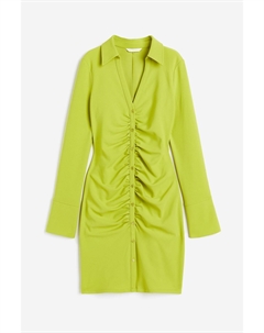 Платье Draped Shirt, светло-зеленый H&m
