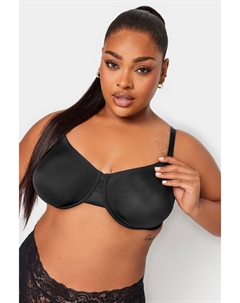 Бюстгальтер без подкладок на косточках, черный Yours