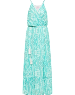 Платье Midi Mit Batikprint, бирюзовый Izia