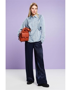 Рубашка с фигурным принтом, синий Esprit