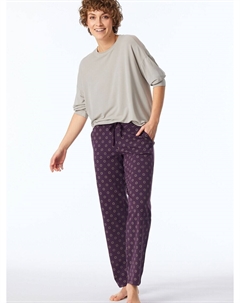 Пижамные штаны Pajama Pants Mix & Relax, цвет plum Schiesser