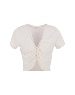 Футболка, слоновая кость 8 by yoox