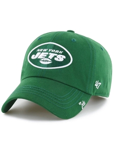 Женская регулируемая кепка зеленого цвета New York Jets Miata Clean Up '47 Unbranded