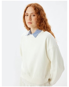 Толстовка Sweatshirt, цвет Grauweiß Koton