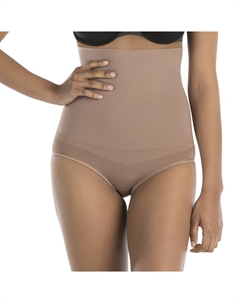 Женские сверхжесткие корректирующие трусы больших размеров с безупречными трусами с высокой талией FS4115, цвет Cafe Au Lait Red hot by spanx