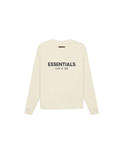 SS21 Футболка унисекс кремовая, кремовый Fear of god essentials