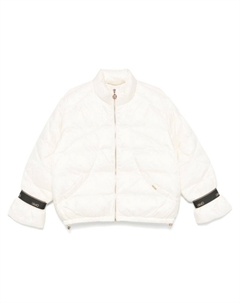 Утепленная куртка с логотипом, серый Liu jo