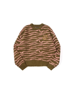 Коллекция Smiley Свитер унисекс Оливково-зеленый, оливково-зеленый Drew house