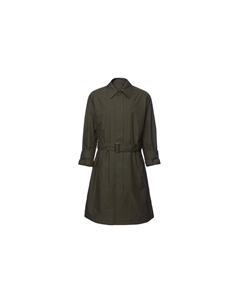 Однобортное пальто с подкладкой Unisex, 57 оливковый Uniqlo