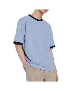 Футболка унисекс светло-голубая, светло-голубой Uniqlo