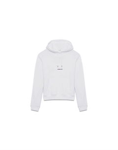 Толстовка унисекс белая, белый Saint laurent