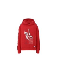 Свитшот X Marvel Co-branded Series унисекс красный, красный Uniqlo