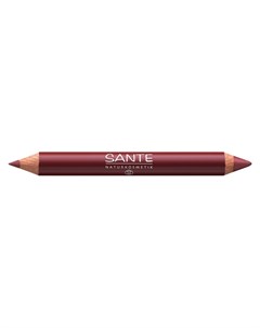 Sante Контурный карандаш и карандаш помада 2 в 1 3 Гламурный образ Sante naturkosmetik