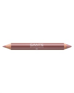 Sante Контурный карандаш и карандаш помада 2 в 1 01 Нюдовый Sante naturkosmetik