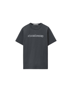 Футболка унисекс темно-серая, темно-серый Alexander wang