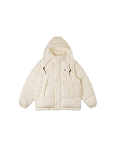 Пуховик унисекс молочно-белый, слоновая кость Converse