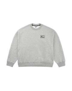 Флисовая кофта X Stussy Crew, серый Nike