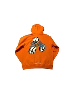 Свитшот унисекс оранжевый, оранжевый Chrome hearts