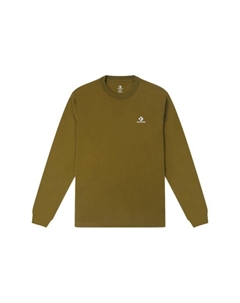 Футболка Go-To унисекс оливкового цвета, оливковый Converse