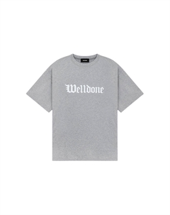 Футболка унисекс серая, серый We11done