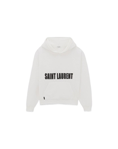 Толстовка с логотипом AGAFAY, белый Saint laurent