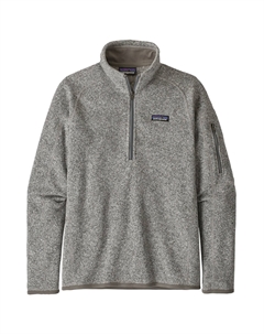 Флисовый свитер Women's Better 1/4 Zip, цвет Birch White Patagonia