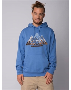 Толстовка Sweatshirt Geometric Landscape, цвет Bright Blue Watapparel