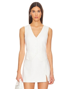 Жилет селена, белый Steve madden