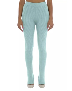 Элегантные расклешенные брюки из трикотажного регланного кроя, светло-голубой Hinnominate