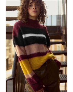 Мягкий на ощупь трикотажный джемпер с начесом, бордовый Next