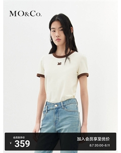 Хлопковая футболка в американском стиле ретро, черный Moco