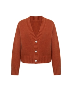 Кардиган с ромбовидными пуговицами, темно-серый Deep breath