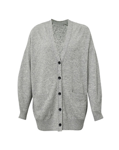 Свитер кашемировый, светло-серый Deep breath