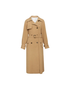 Ветровка длинная в британском стиле, хаки Deep breath