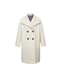 Пальто женское с большими лацканами, черный Deep breath