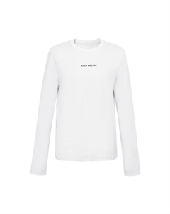 Футболка с длинными рукавами, розовый Deep breath