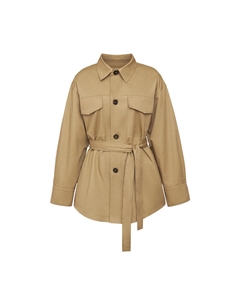 Ветровка с поясом, черный Deep breath