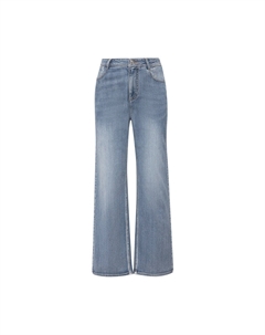 Джинсы прямые женские, синий Deep breath