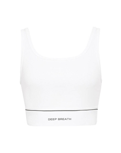 Кофта с U-образным вырезом, белый Deep breath