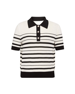 Свитер в полоску, темно-синий Deep breath