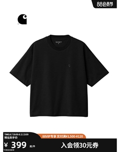 Футболка женская классическая, розовый Carhartt wip