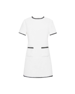 Платье с короткими рукавами, черный Deep breath