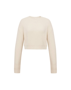 Свитер короткий, черный Deep breath