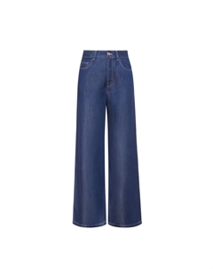 Суперлегкие джинсы прямые широкие, темно-синий Deep breath