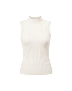 Жилет вязаный, оранжевый Deep breath