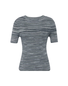 Бесшовный крашеный свитер с короткими рукавами, зеленый Deep breath