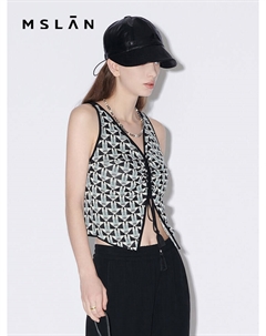 Кофточка в стиле ретро, черный Mslan