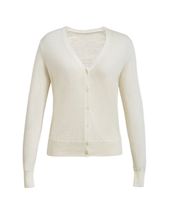 Вязаный кардиган Deep Breat из мериносовой шерсти, белый Deep breath