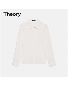 Рубашка женская узкого кроя,, черный Theory