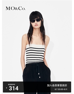 Кофточка с плоским воротником, красный / белый Moco